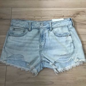 American Eagle Light Wash Jean Shorts
